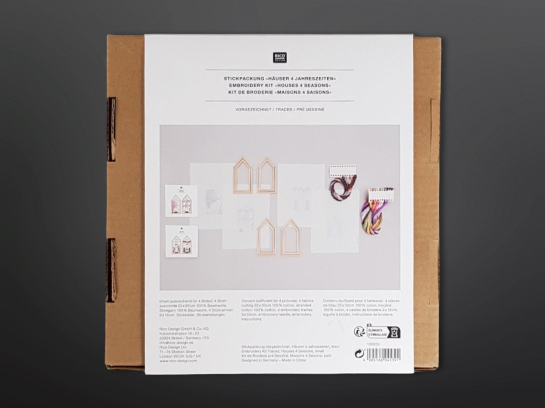 Kit bricolage: RICO DESIGN Stickpackung Häuser – Nuovo (secondo la descrizione) da Suhr venduto da Restwert_Suhr 5