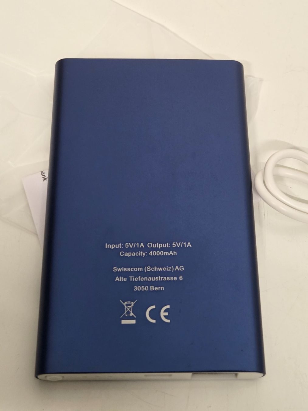 Caricabatterie: Swisscom Powerbank, Neuwertig – Nuovo (secondo la descrizione) da Chur venduto da Einszweidreiviermein 3