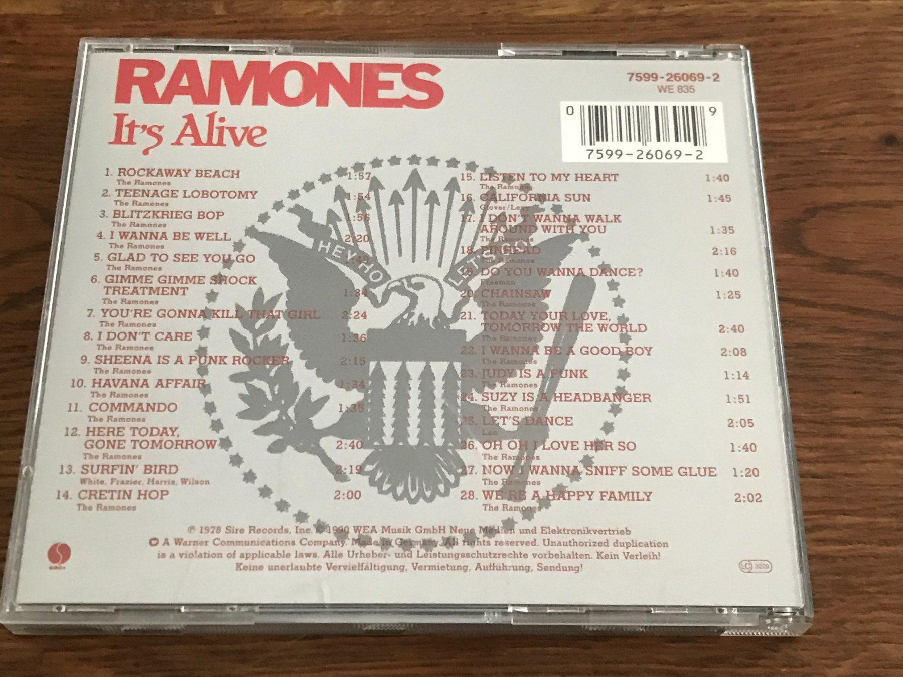CD: RAMONES - It's Alive - CD – Usato da Buchs AG venduto da Archie 1