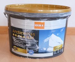 OBI Wandfarbe Arcticweiss Plus Weiss matt 10 l, fast voll