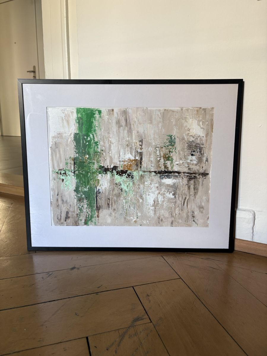 Dipinti: Original Abstract Painting in Frame – Nuovo e nell'imballaggio originale da Zürich venduto da Asybb