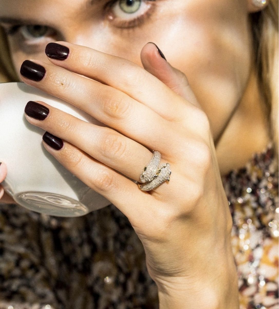 Anelli: Diamant Gold Panther Ring, neuw, Grösse 54 – Nuovo e nell'imballaggio originale da Esslingen venduto da ell_rm5z 3