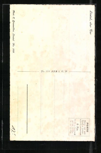 Cartoline postali: AK Liestal, Strassenpartie am Obertor – Usato da Berlin venduto da bartko-reher 1