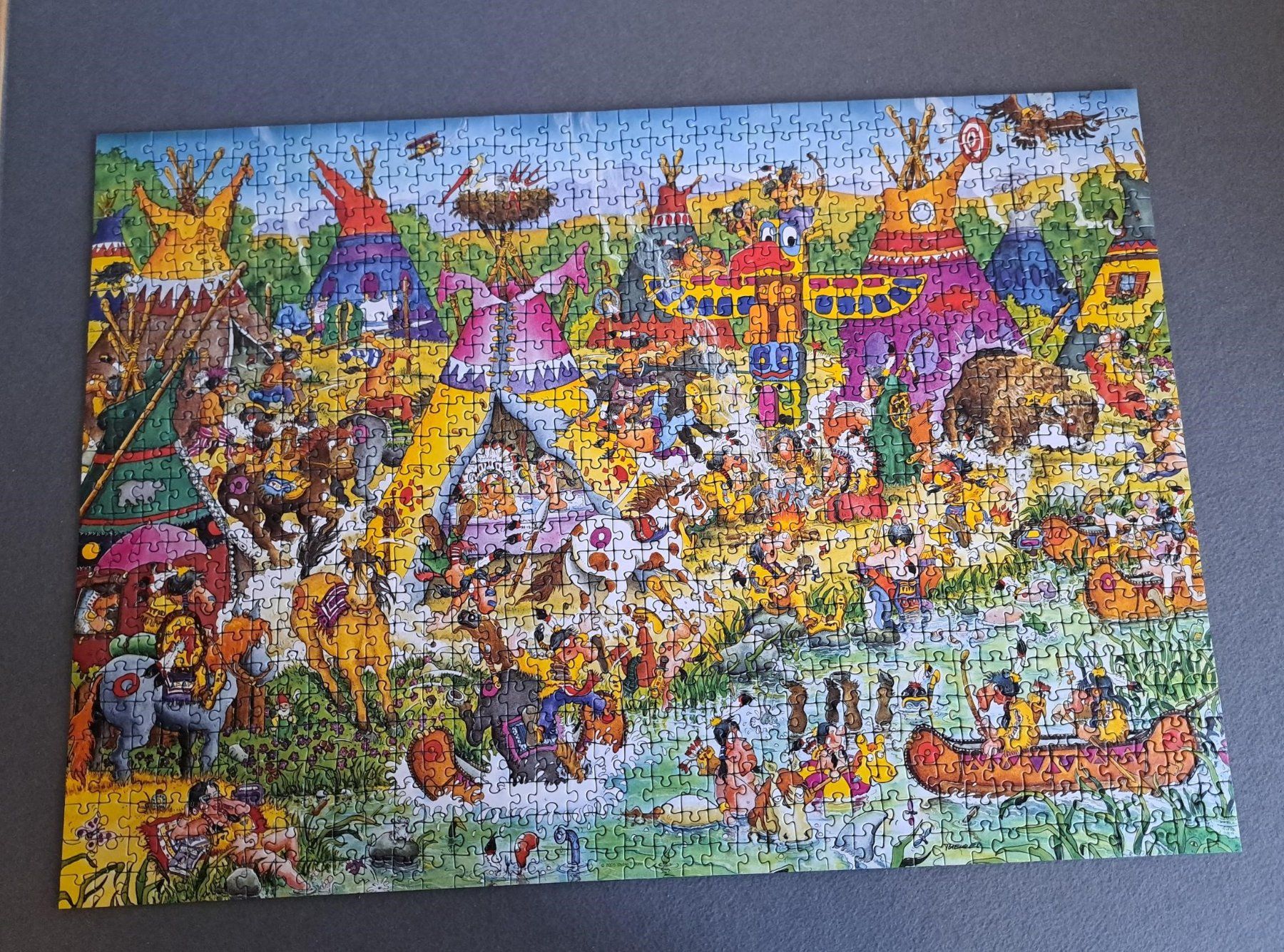 Heye Puzzles: Heye Puzzle, Indian Summer, 1000 Teile – Gebraucht aus Basel von Patiscat 1