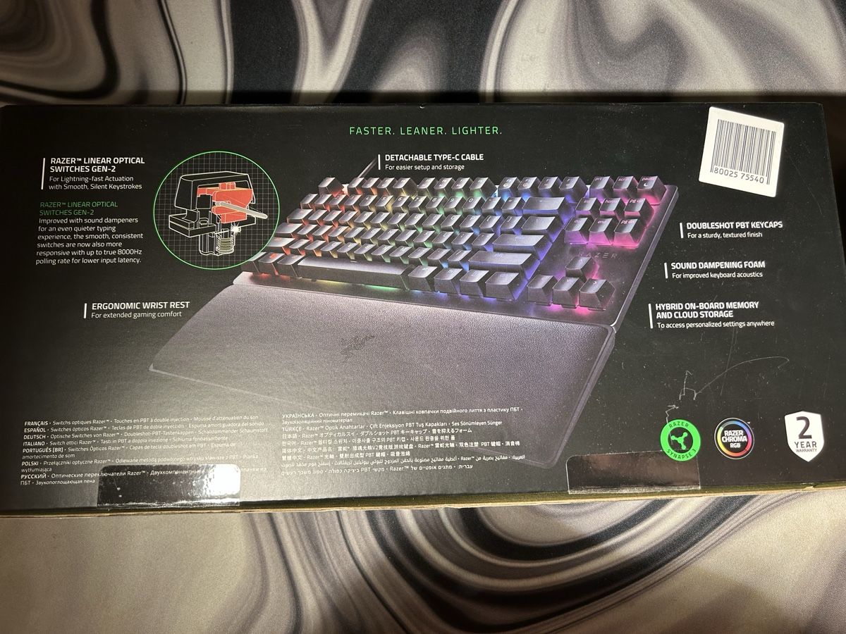 Razer Tastiere: Razer HuntsmanV2 Tenkeyless – Nuovo (secondo la descrizione) da Münchenstein venduto da hatschi13 3