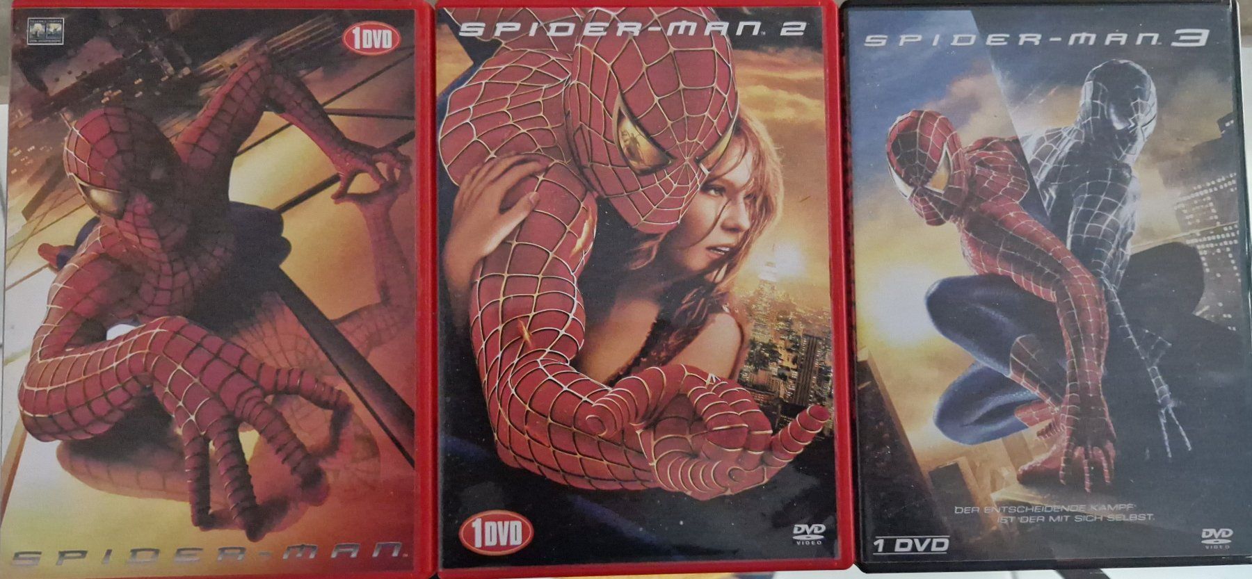 Tutti i DVDs: SPIDERMAN 1-3 – Usato da KREUZLINGEN venduto da sma_c5fz 1