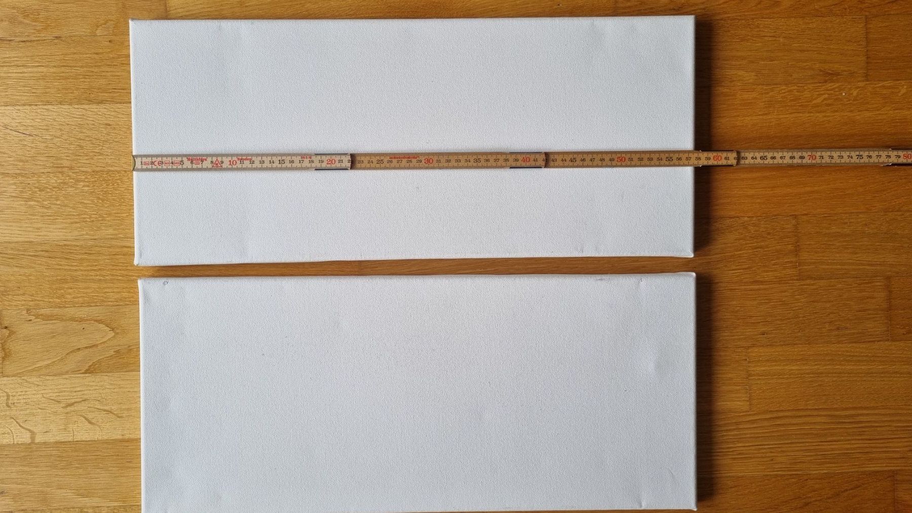 Cornici: 2x Canvas 40x40cm und 60x25 – Usato da Belp venduto da MaSu39