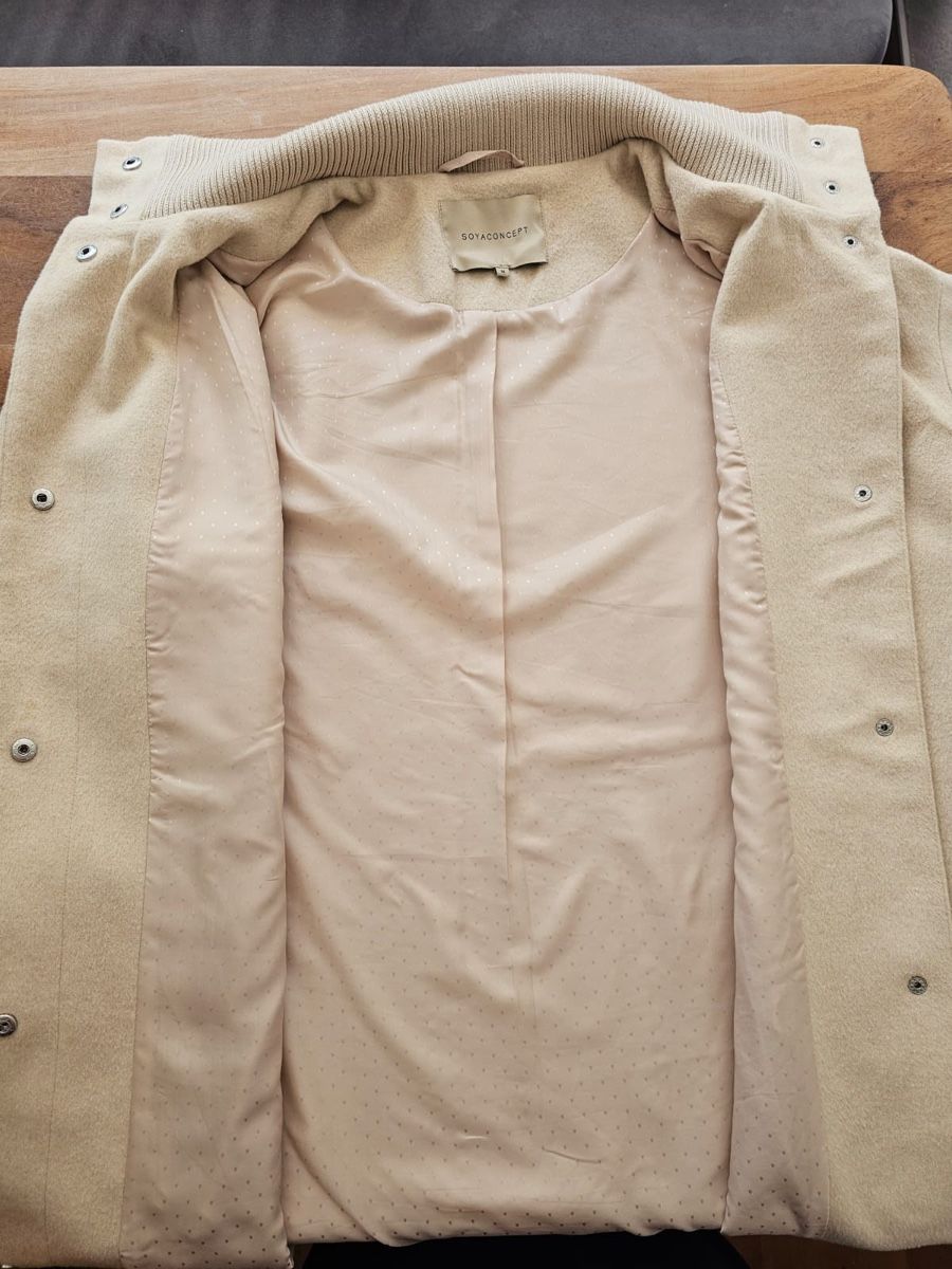 Cappotti: Soya Concept Wollmantel, Gr. M, Beige – Usato da Allschwil venduto da sar_9sy9 3