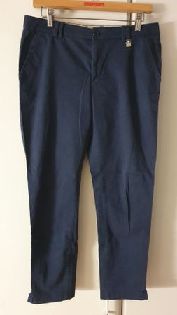 Elegante Damen Hugo BOSS Hose, Dunkelblau, Grösse 38