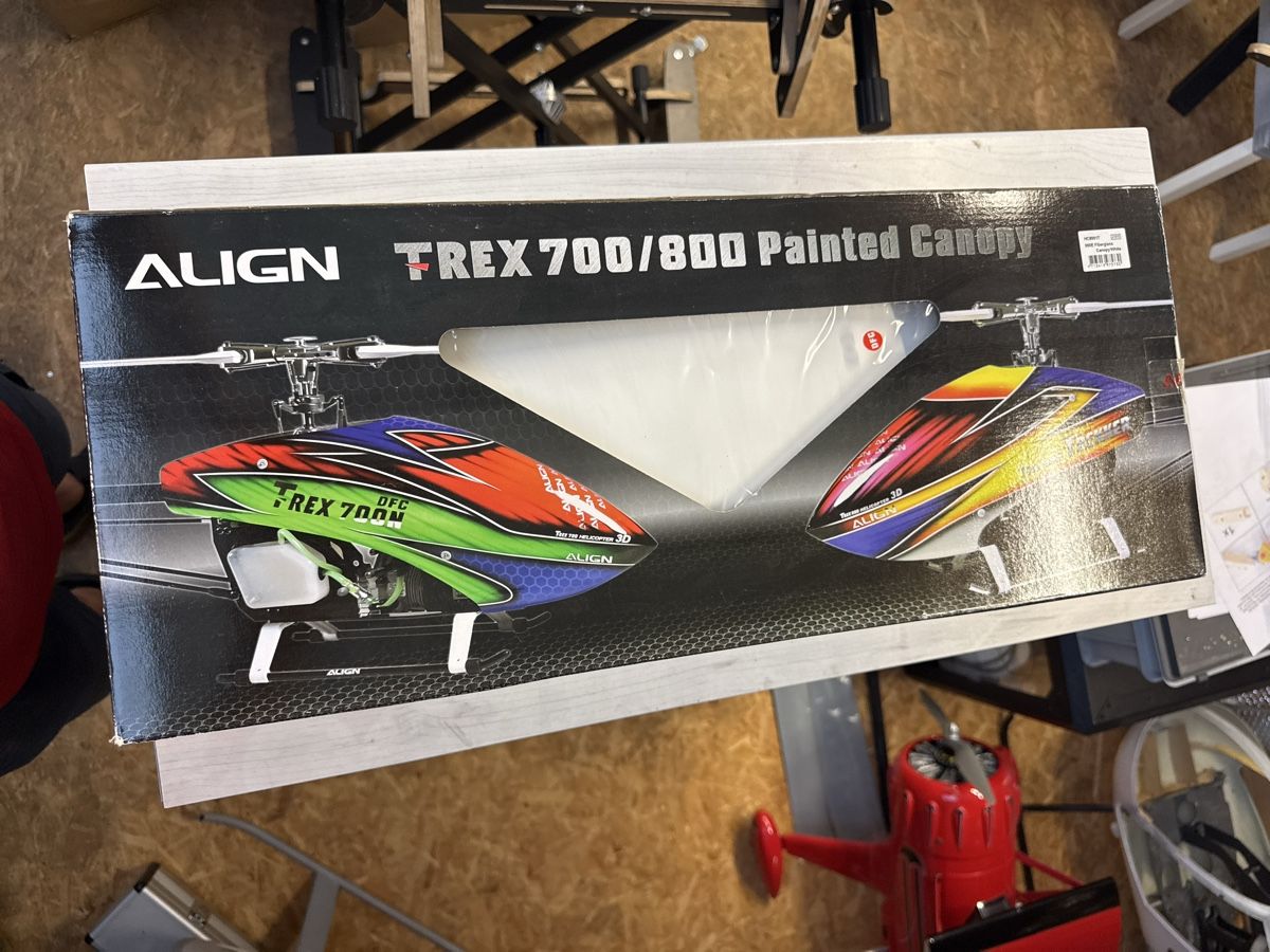 Align Modellismo RC: ALIGN Trex 700/800 Unpainted Canopy HC8001 unlackiert – Nuovo e nell'imballaggio originale da Utzenstorf venduto da VG_0ptimus