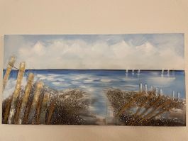 Wandbild "Meeresblick" – Top Zustand! Mit 3D Effekt