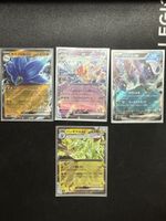 Lot de 4 cartes Pokémon flammes obsidiennes JP