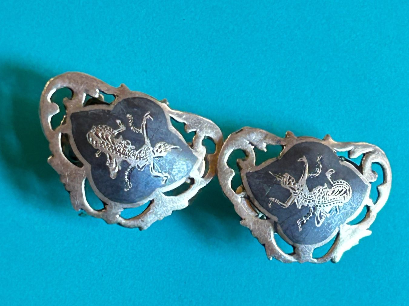 Orecchini pendenti & Orecchini a lobo: Silber OhrenClips  Tänzerin "Siam" Sterling Silber 925 – Usato da Dittingen venduto da Bellevista