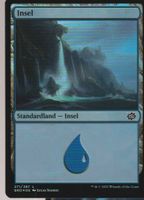 TCG Magic The Gathering MTG De BRO 271 FOIL Insel (V.4)