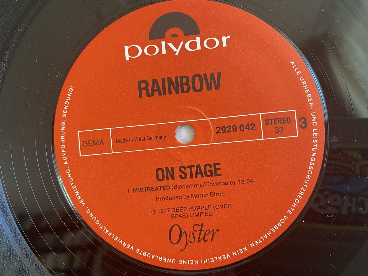 Dischi in vinile: Rainbow - On Stage  – Usato da Zürich venduto da markus234 5