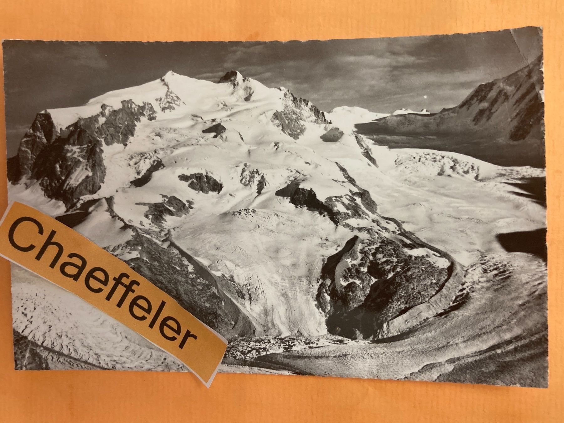 Cartoline postali: 427 Zermatt. Monte Rosa – Usato da Zürich venduto da Chaeffeler
