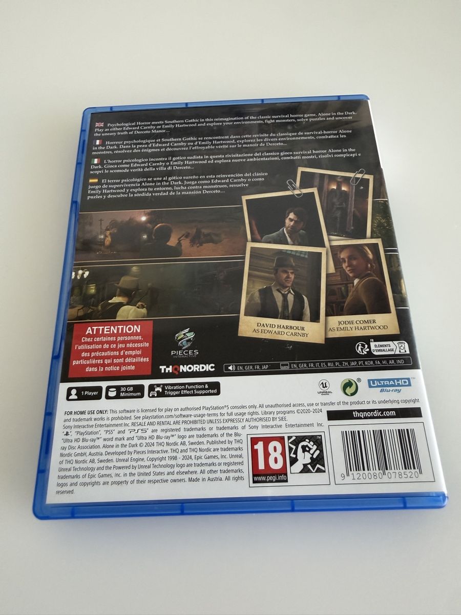 Sony Spiele: Jeu vidéo Alone in the Dark PS5 – Neu (gemäss Beschreibung) aus Rolle von dan_2607 2