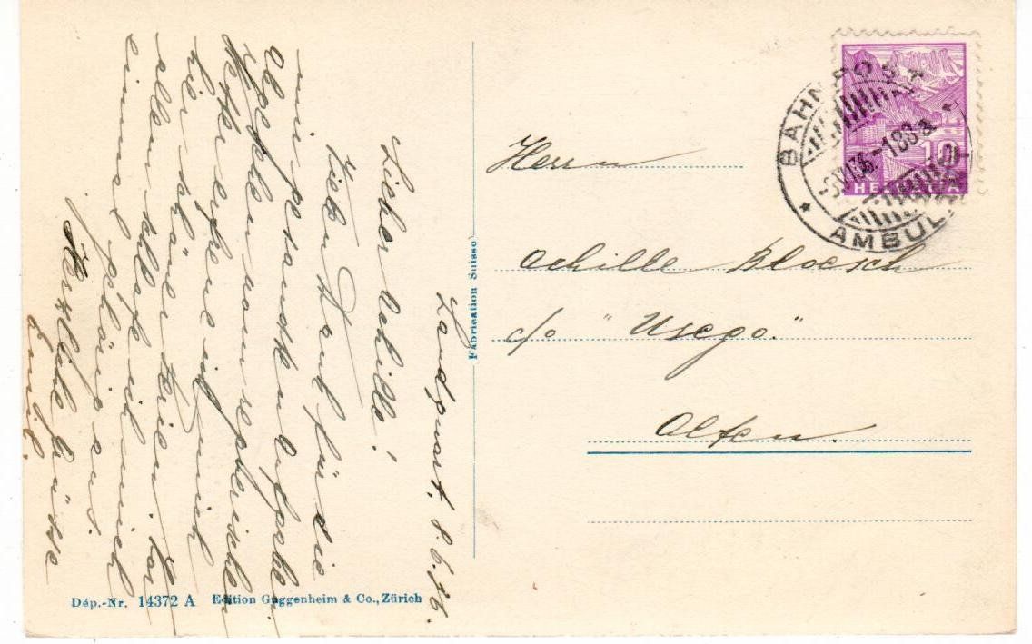Cartes postales: LANDQUART 1936 – D'occasion à Wolhusen par Curver9 1