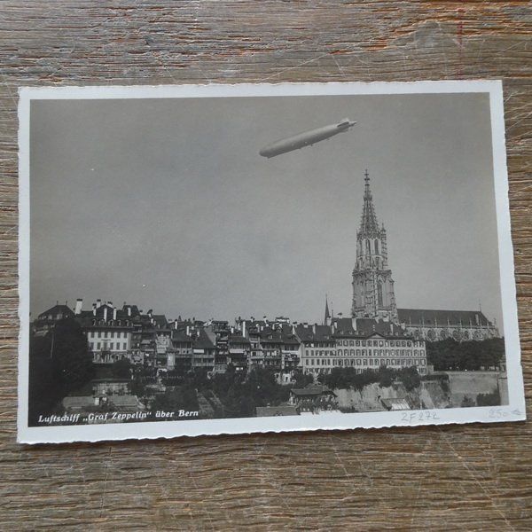 Tutti i francobolli: 1930  1. ZEPPELIN - LANDUNG BERN !!   ZEPPELINPOST – Usato da Egliswil venduto da Trens01 5