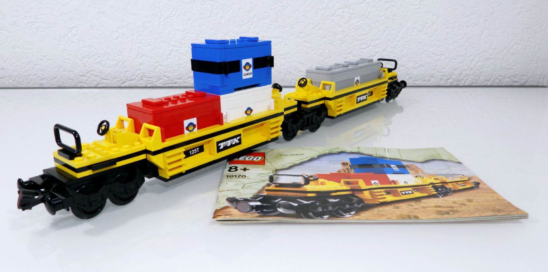 Lego Baukästen: LEGO EISENBAHN 10170 TTX INTERMODAL DOUBLE-STACK CAR – Gebraucht aus Turbenthal von Ddanuh 6
