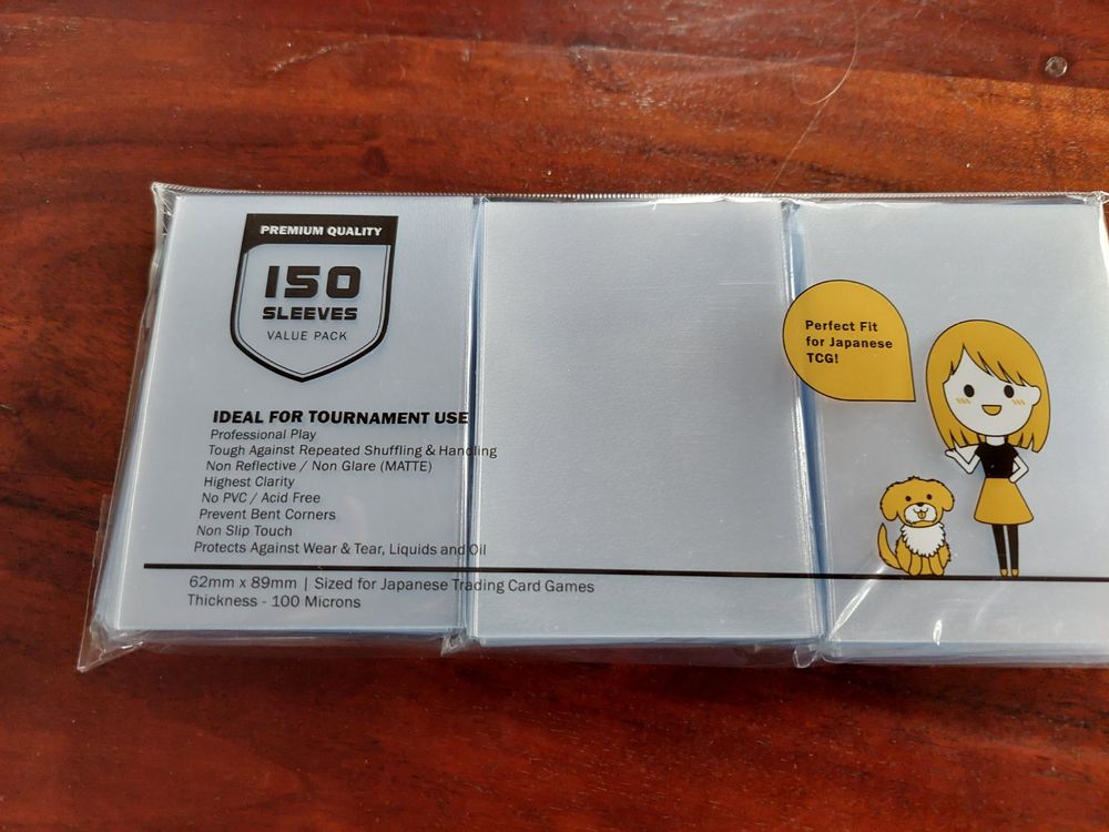 titan shield card sleeves Amazon.com: TitanShield Premium Card Sleeves | Compatible with Pokemon, One  Piece, Lorcana, Flesh & Blood, & Magic The Gathering MTG | (150 Sleeves -  Standard) (1, Clear, Sports Edition (2mm Wider) main image 0