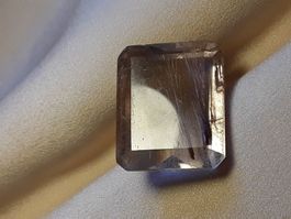 Rauch Nadel Quarz geschliffen Alt
