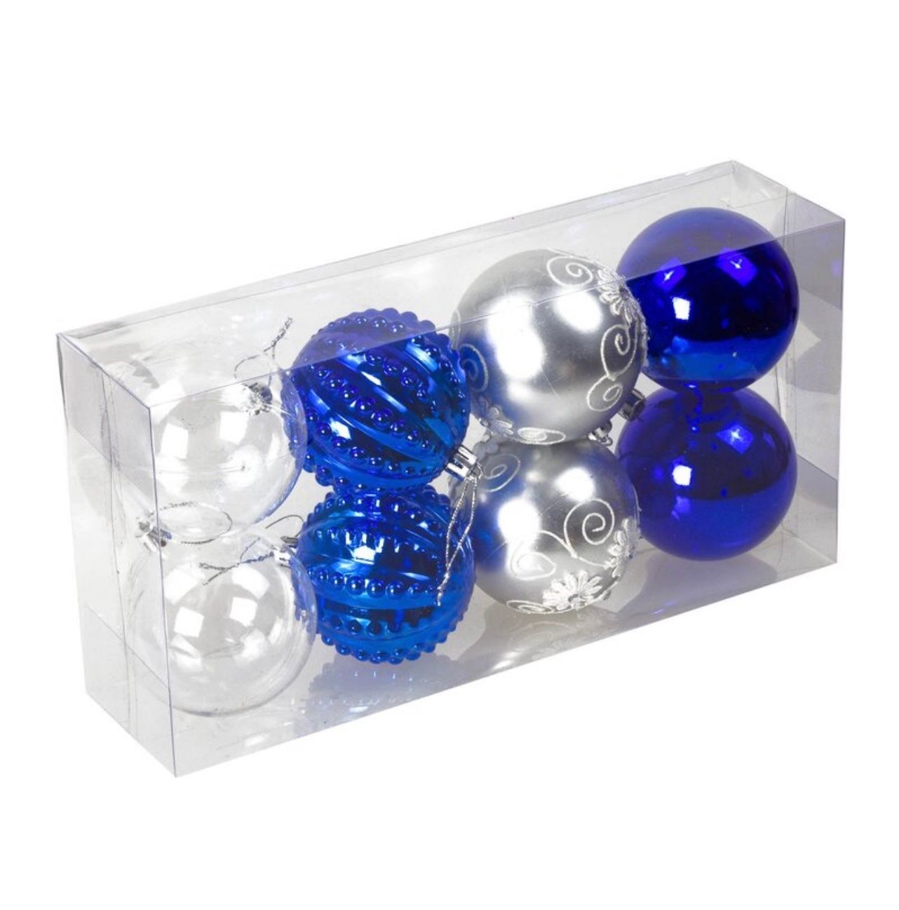 Tutte le decorazioni: AKTION Weihnachtskugeln 39-teiliges Set Blau/Silber – Nuovo e nell'imballaggio originale da Basel venduto da Seifehuesli 3