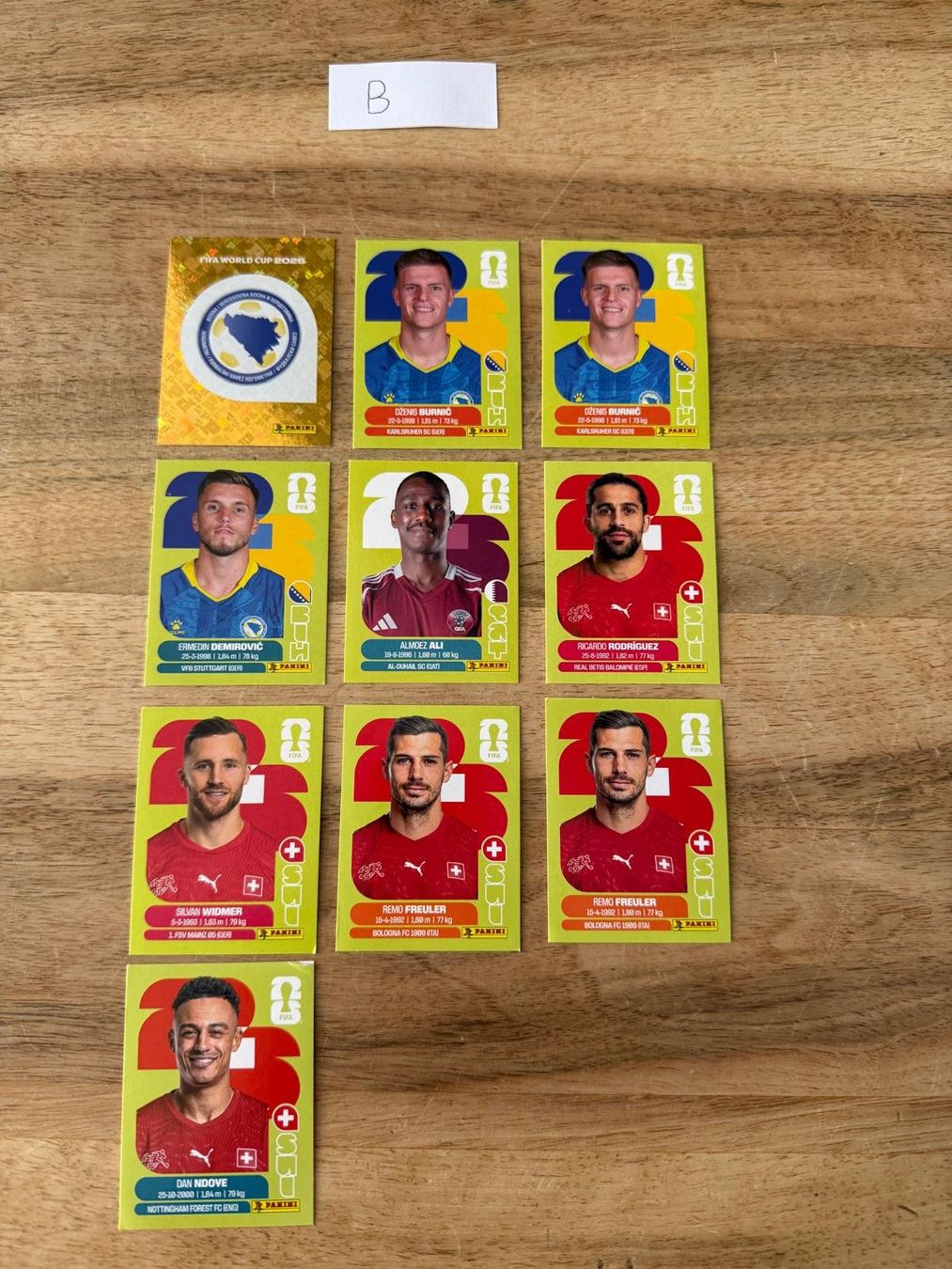 Panini Carte collezionabili: Panini 2026 Gruppen A-E – Nuovo (secondo la descrizione) da Känerkinden venduto da Mailtotini 2