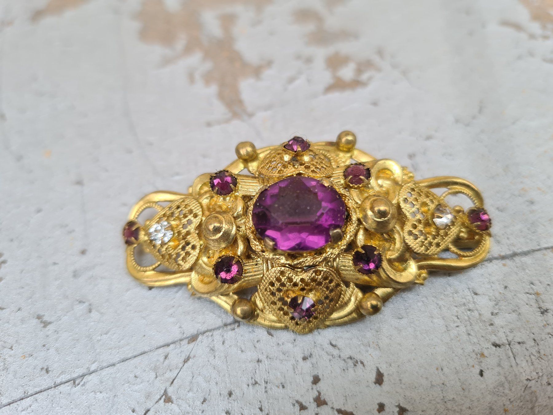Spille & Fermagli: Modeschmuck vintage-Brosche-Nr. 13 – Usato da Romanshorn venduto da Rachacha 1