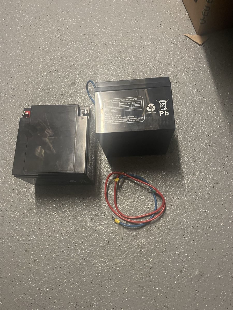 Batterie: 2 Baterien a 12 volt – Usato da Nürensdorf venduto da maqopaqo