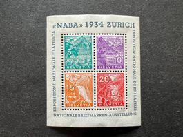 1934 NABA  Block * mit Falz Marken einwandfrei   (A272)
