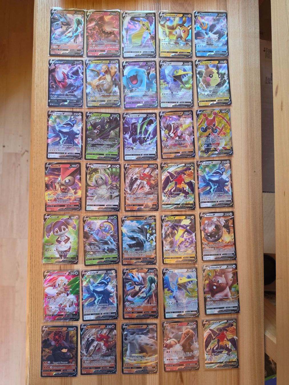 Pokémon Carte collezionabili: Pokemon 35 V Karten Deutsch ab 1.- – Usato da triesenberg venduto da wisi369