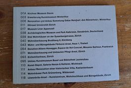 Annette Gigon / Mike Guyer Architekten Werkdokumentation
