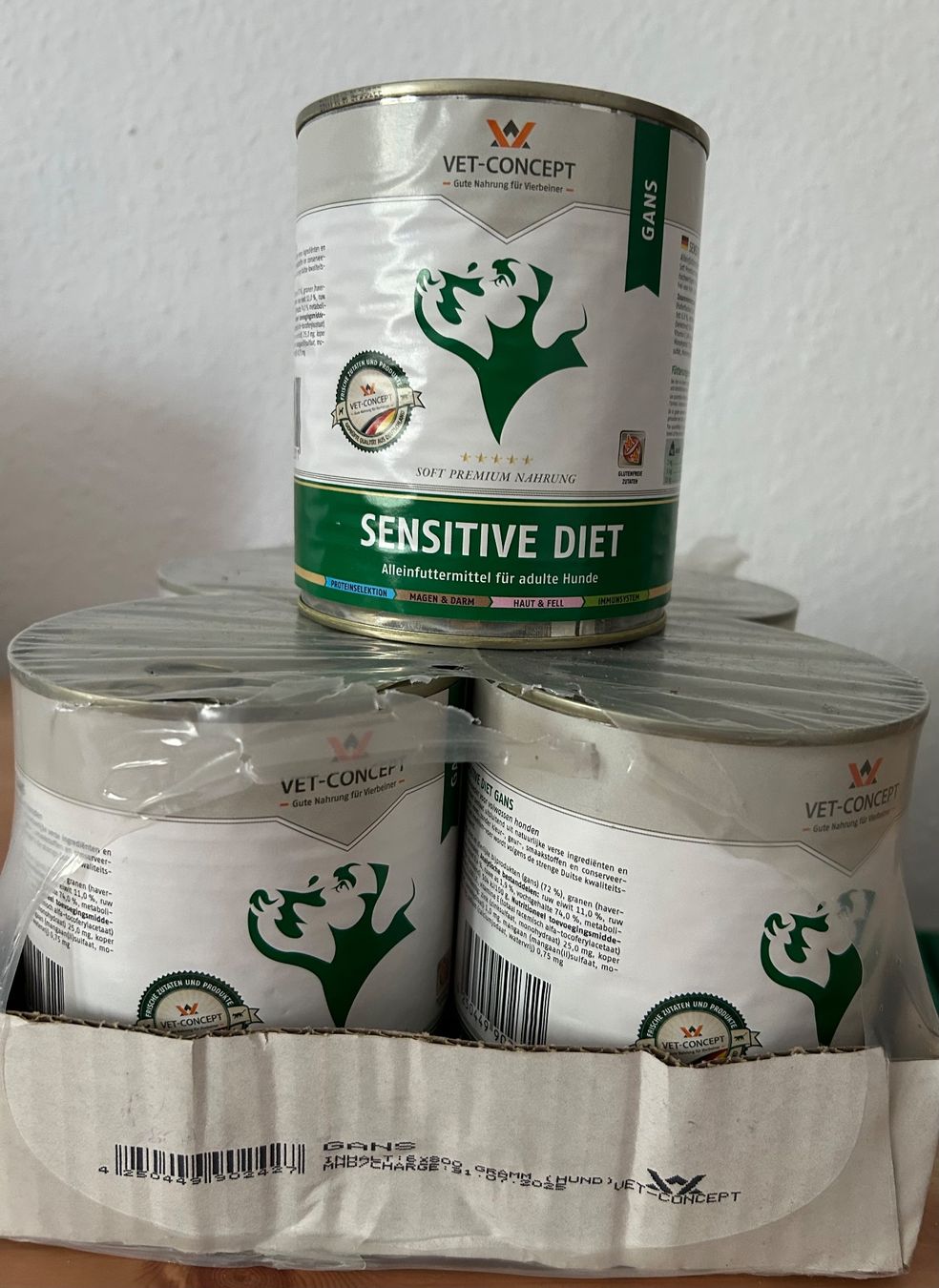 Vet Concept Nassfutter Gans 5 x 800g (Neu und originalverpackt) in  Allschwil fr CHF 7  nur Abholung auf Ricardo kaufen