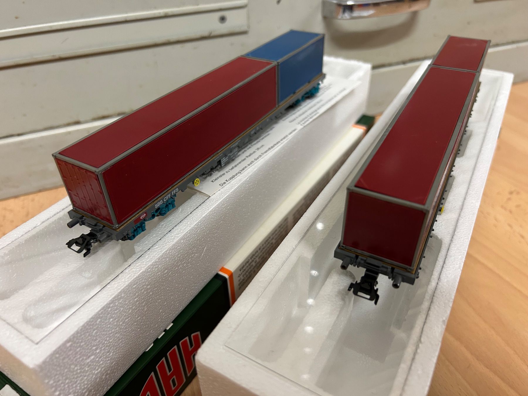 Hag Trains électriques: Hag Containerwagen – D'occasion à Erstfeld par Alpstei 1