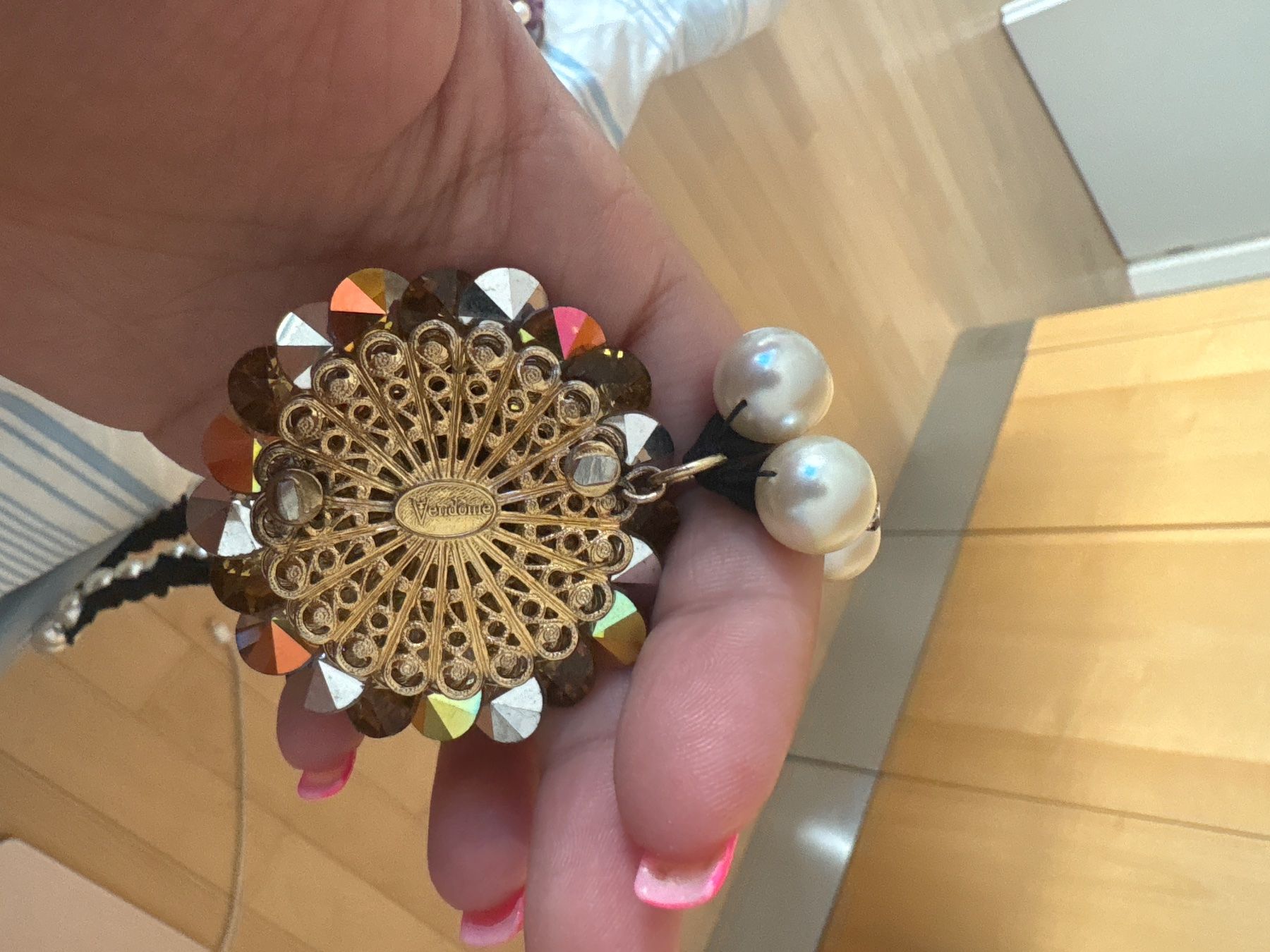 Colliers: Collier Vendome  perles et pendentif occasion – D'occasion à Puidoux par ray_2b5z 2