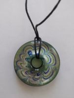 Glas Anhänger mit Kette