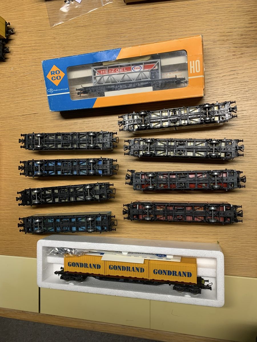 Modellini di ferrovie: Containerzug mit 10 Wagen,AC,schön,P7 – Usato da Winden venduto da EmilNeu 3