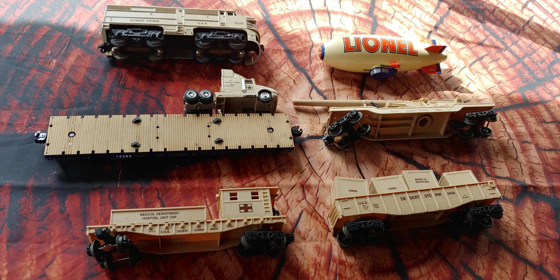 Modellini di ferrovie: K-Line Güterzug mit Lionel Zeppelin O – Usato da Waltenschwil venduto da Ardnas007 2