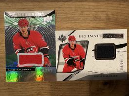 2 x Game Jersey Card Lucas Wallmark