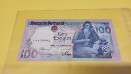 Portugal 100 Escudos 1984, Banco de Portugal, Banknote