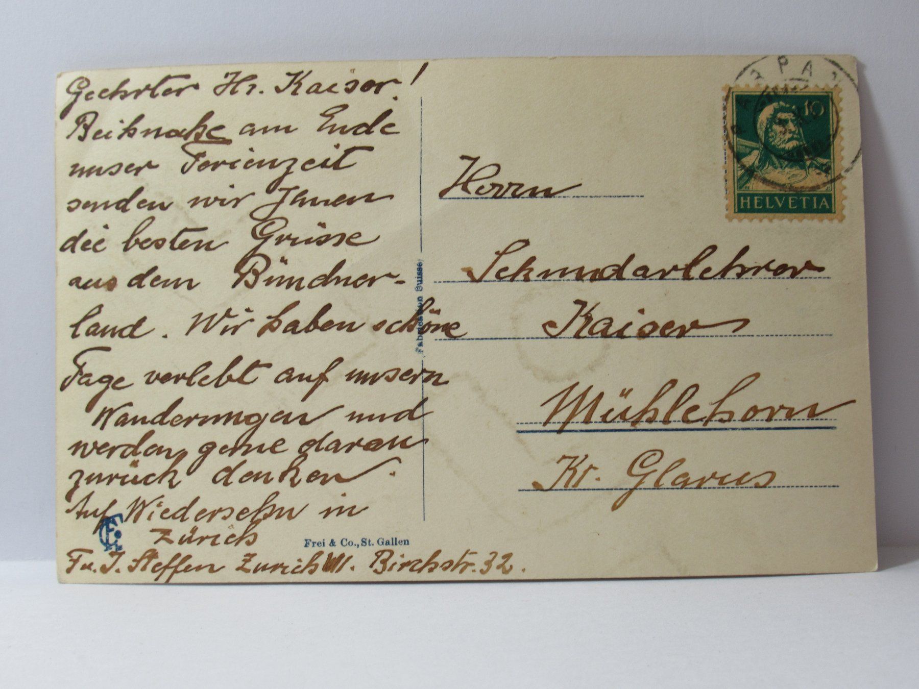 Cartes postales: Parpan , Kirche – D'occasion à Grenchen par Bluemchen1900 2