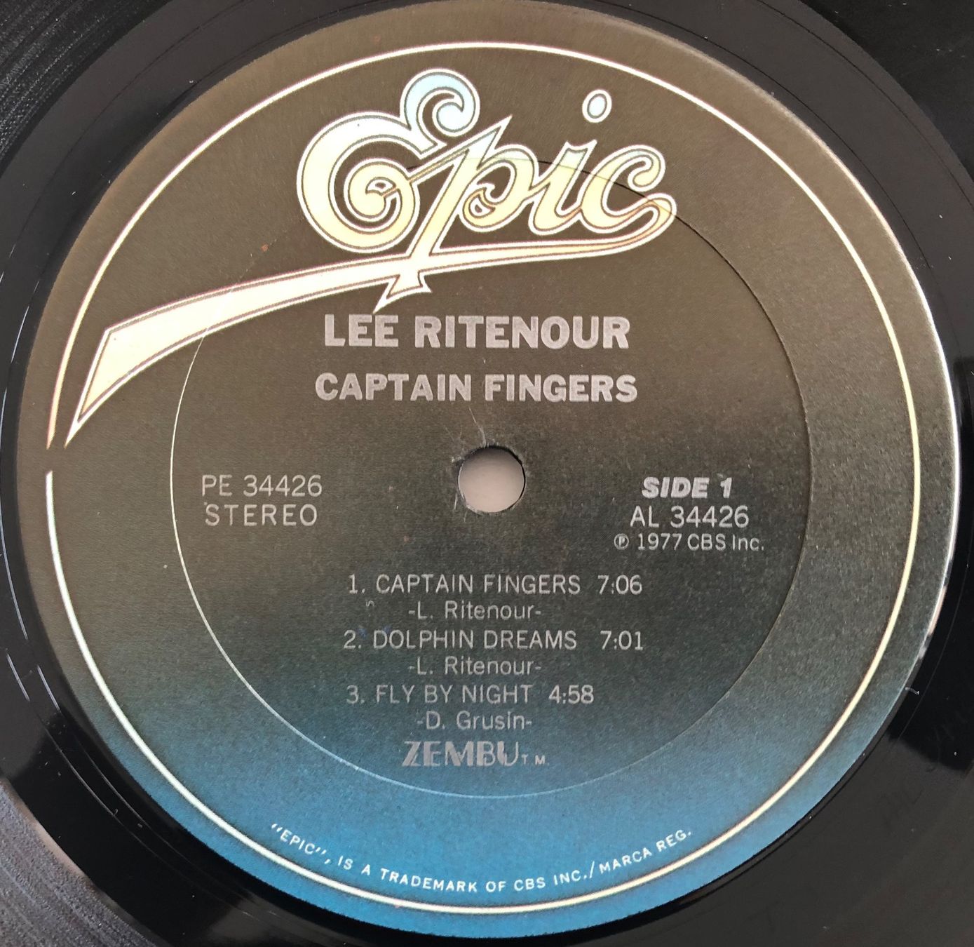 Vinyles: LEE RITENOUR - CAPTAIN FINGERS – D'occasion à Poliez-Pittet par Newtown-Records 2
