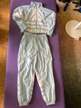 Adidas Original Trainer Anzug Babyblau 36/38