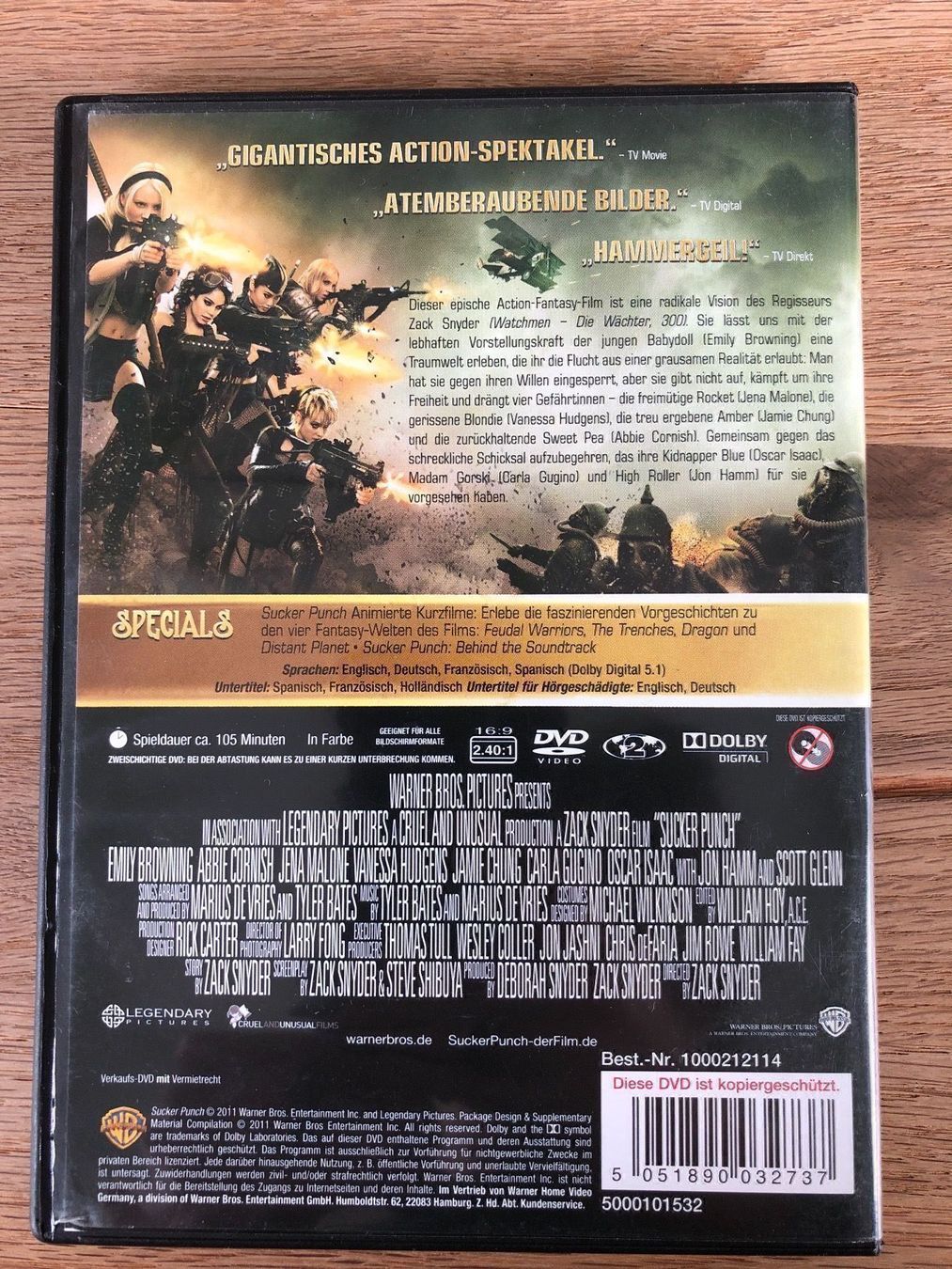 Tutti i DVDs: DVD Sucker Punch – Usato da Oberwil b.Büren venduto da holzschnitzu 1