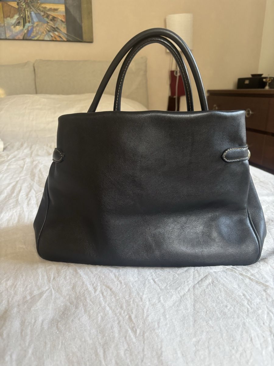 Buti Borse da donna: Schwarze Lederhandtasche, Marke Buti – Nuovo (secondo la descrizione) da Zürich venduto da NuriaSophie 1