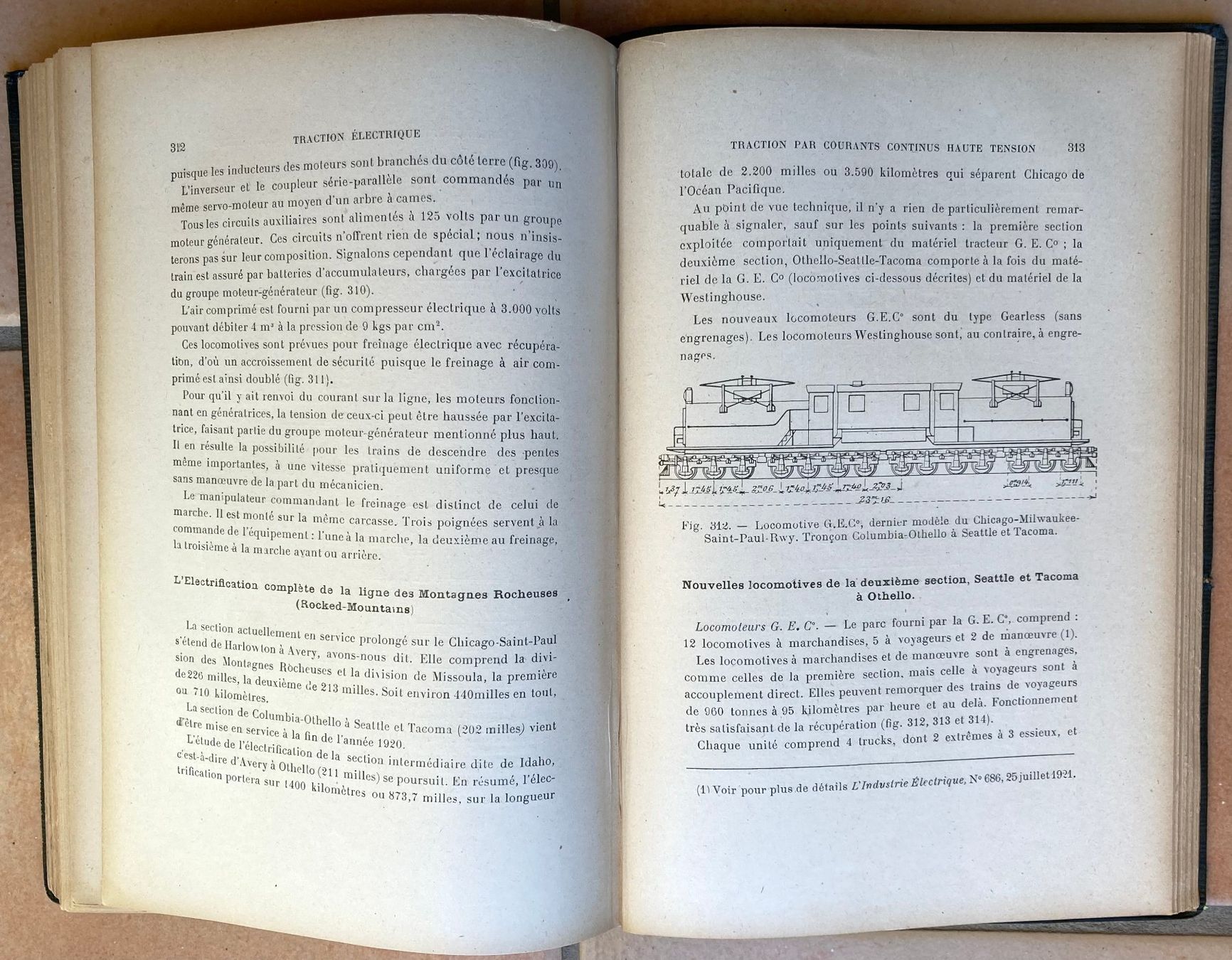 Libri: La traction électrique a courant continu - L. Barbillon 1923 – Usato da Versoix venduto da Decapod 6