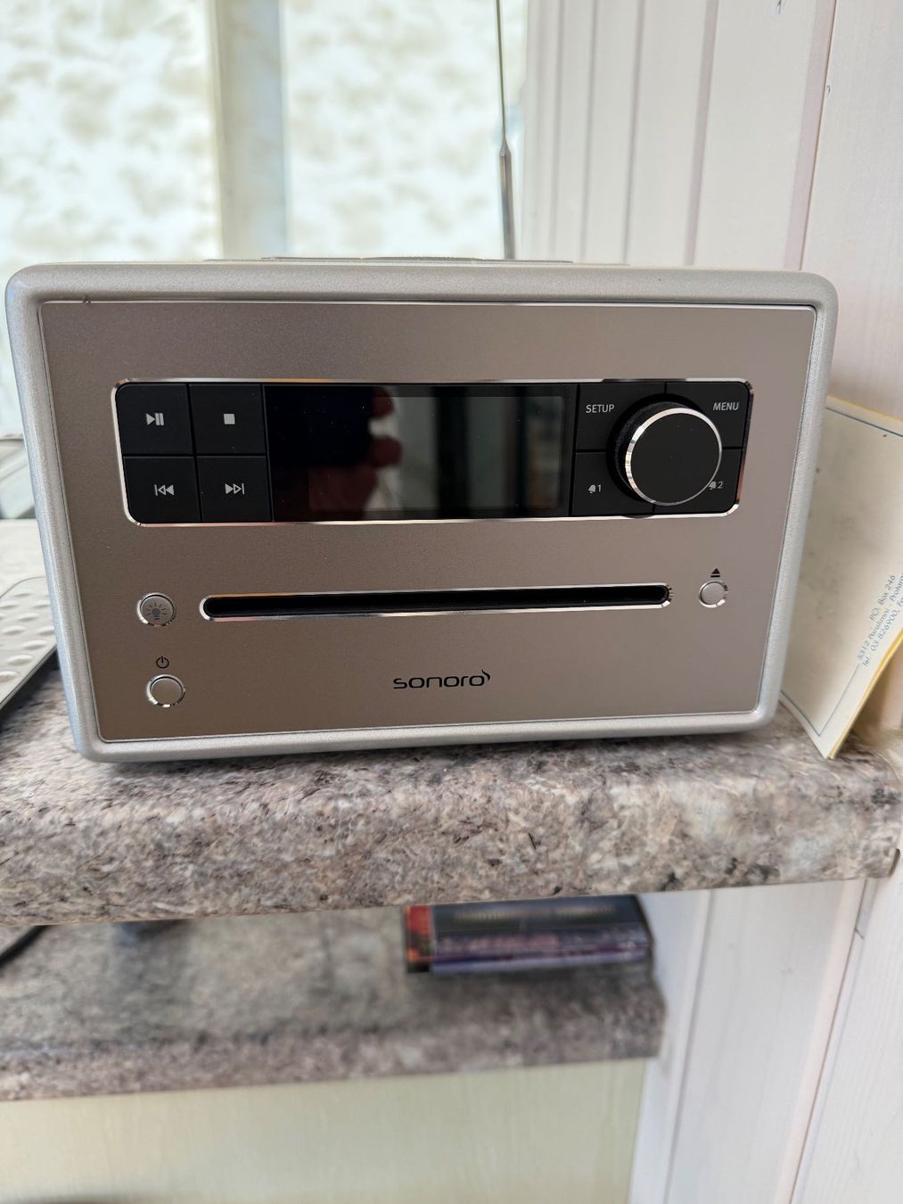 Sonoro Radio: Radiowecker mit CD Sonoro Cubo – Usato da Trimbach venduto da jaeggpa1 1