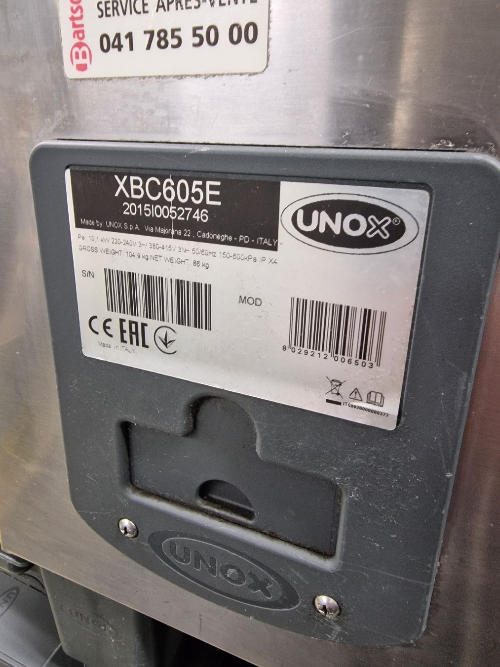 Elettrodomestici da cucina: Unox steamer – Usato da Niederwangen BE venduto da HasGastrobedarf 7