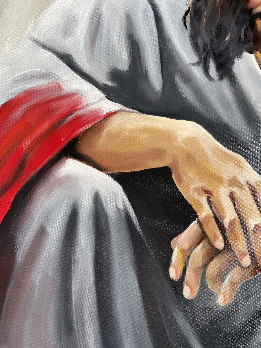 Dipinti: JESUS - Ölbild 80x80 – Nuovo (secondo la descrizione) da Buchs SG venduto da ViccaArt 1